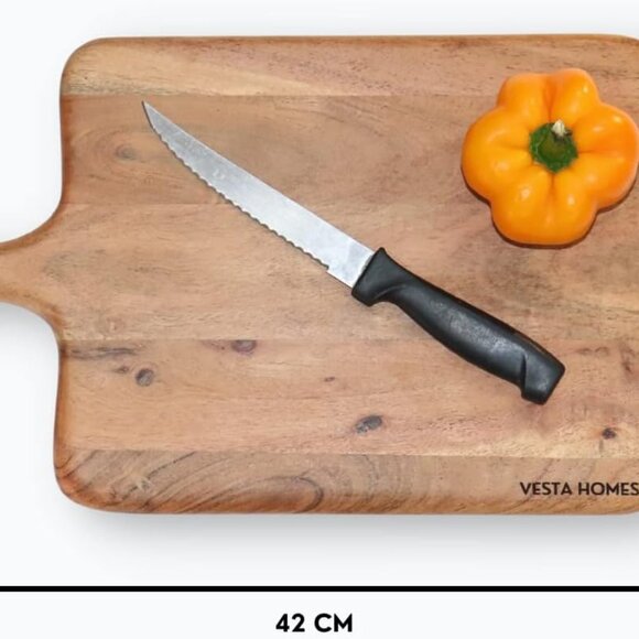 Wooden Cutting Board/Chopping, Serving Board, Platter for Vegetables, Fruits, Ch - Picture 3 of 6